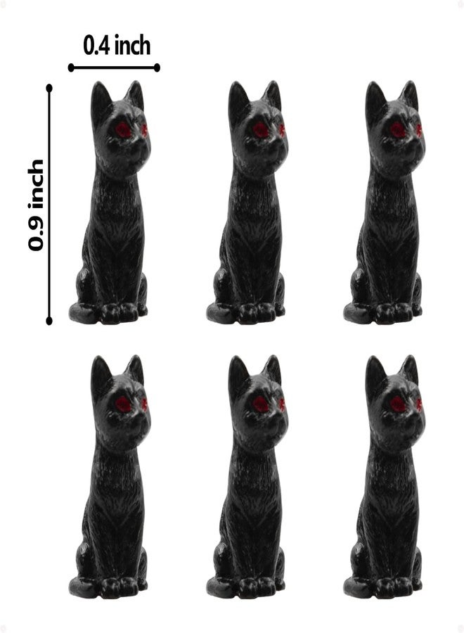 Wallertree Black Cat Hinge Heads Decorative Topper Set of 6 - Magnetic Door Hinge Toppers - Animal Hinge Head Home Deoration - Image 5